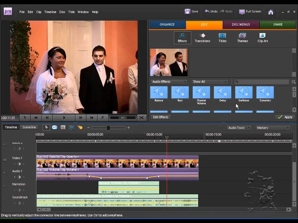 Kurs Montażu Wideo Premiere Elements 8 - Lekcja mix audio | market-wiedzy.pl