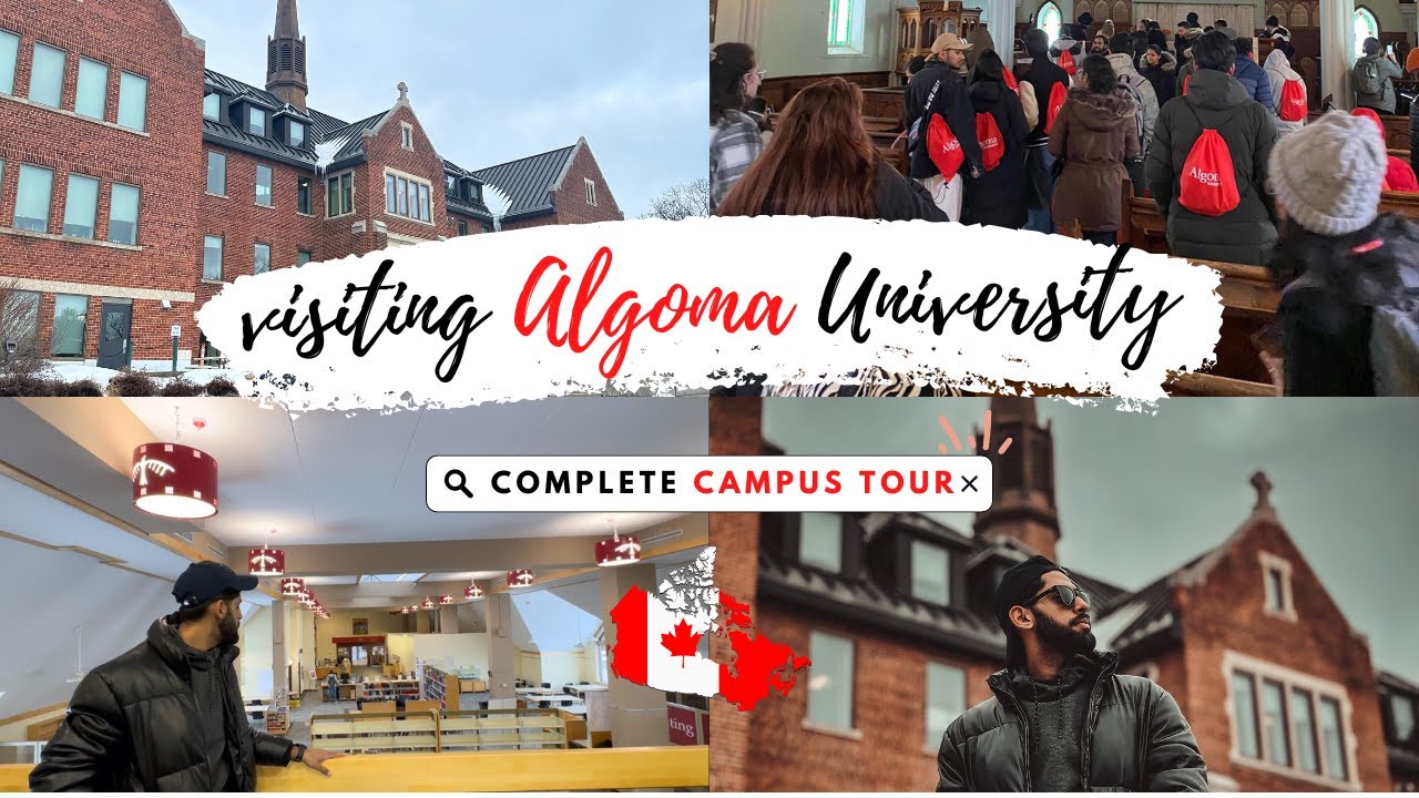 Algoma University Main Campus tour | Complete  University tour | Let's Explore Algoma Uni with me|