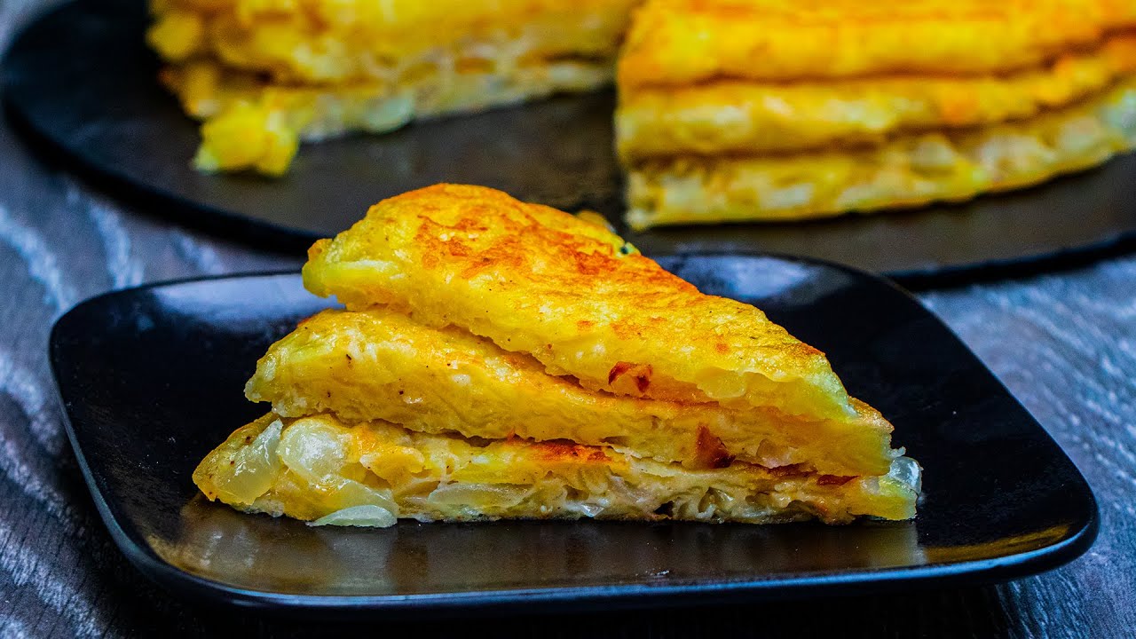 Patate, cipolle e uova: è perfetto per il pranzo o per la cena| Saporito.TV