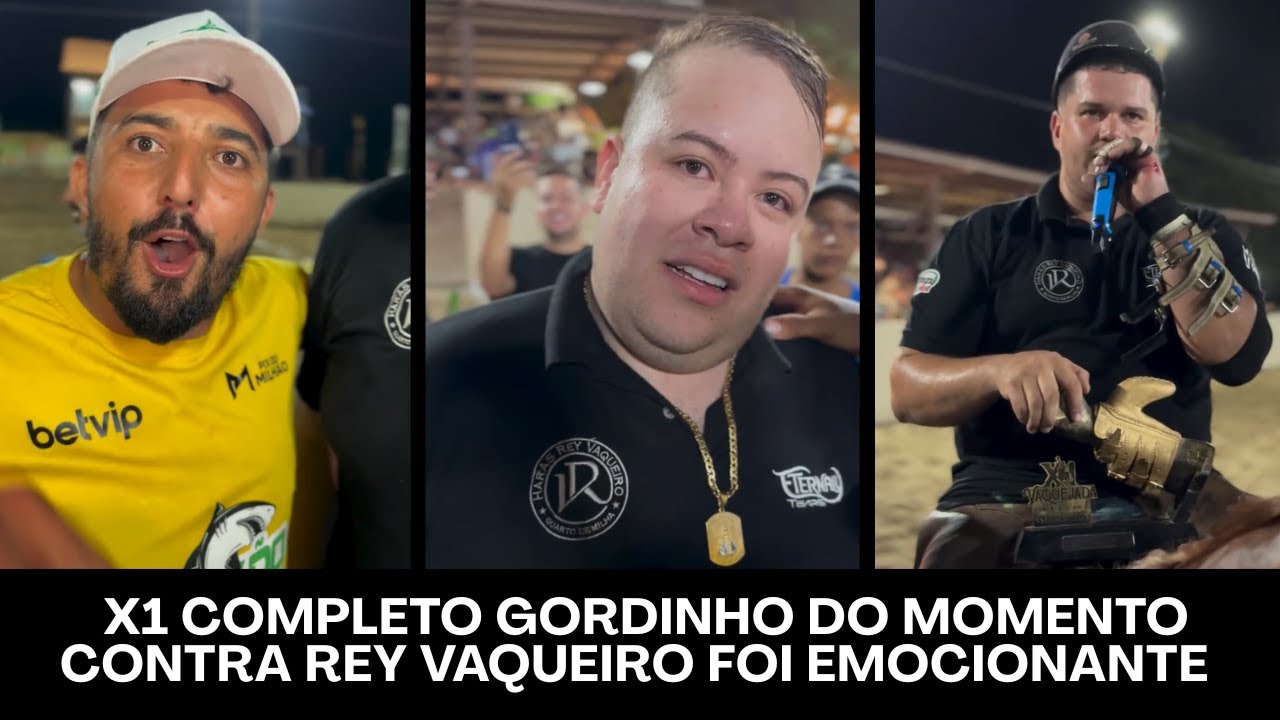 VEJA O X1 COMPLETO GORDINHO DO MOMENTO CONTRA REY VAQUEIRO FOI EMOÇÃO DO COMEÇO AO FIM - CONFIRA