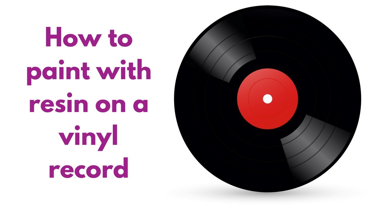 Vinyl Record Resin Painting