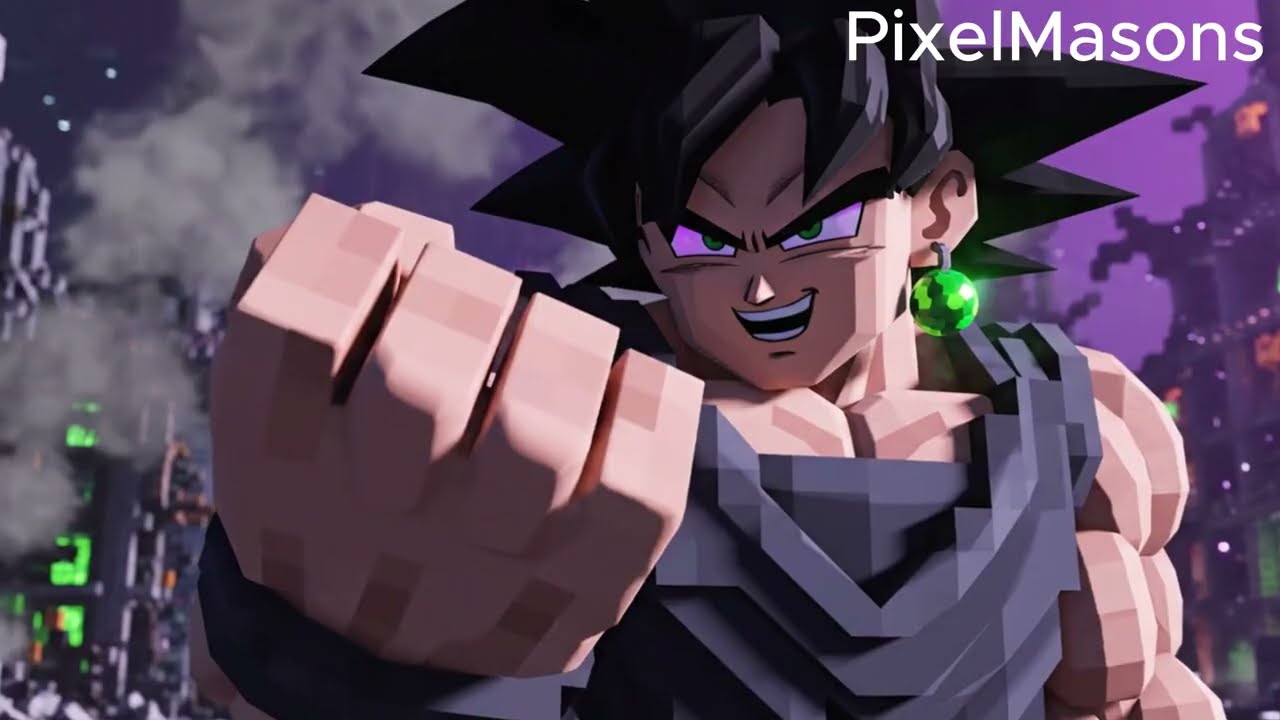 Minecraft, Goku Black Executes Vegeta vs Son Go Ku - THE MOVIE (Minecraft Animation).