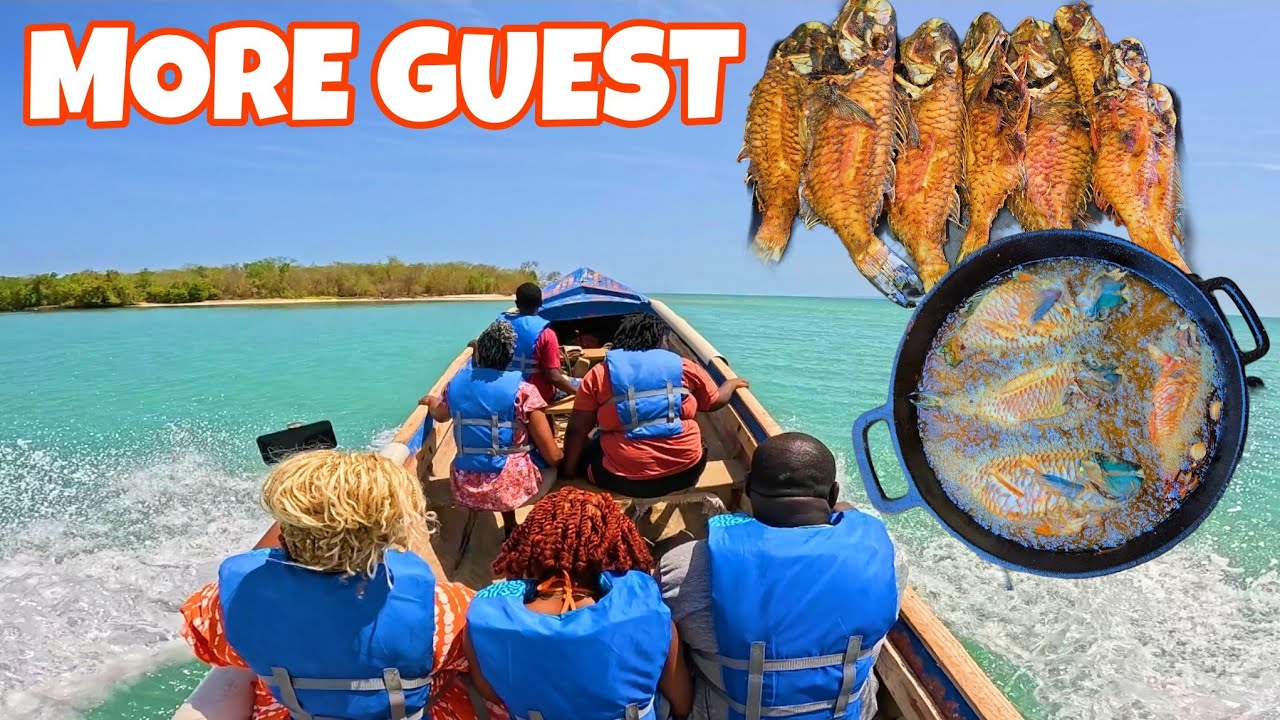 THEY CAME FOR THE SEAFOOD THEN TOOK A BOAT RIDE TOURING THE SEA‼️