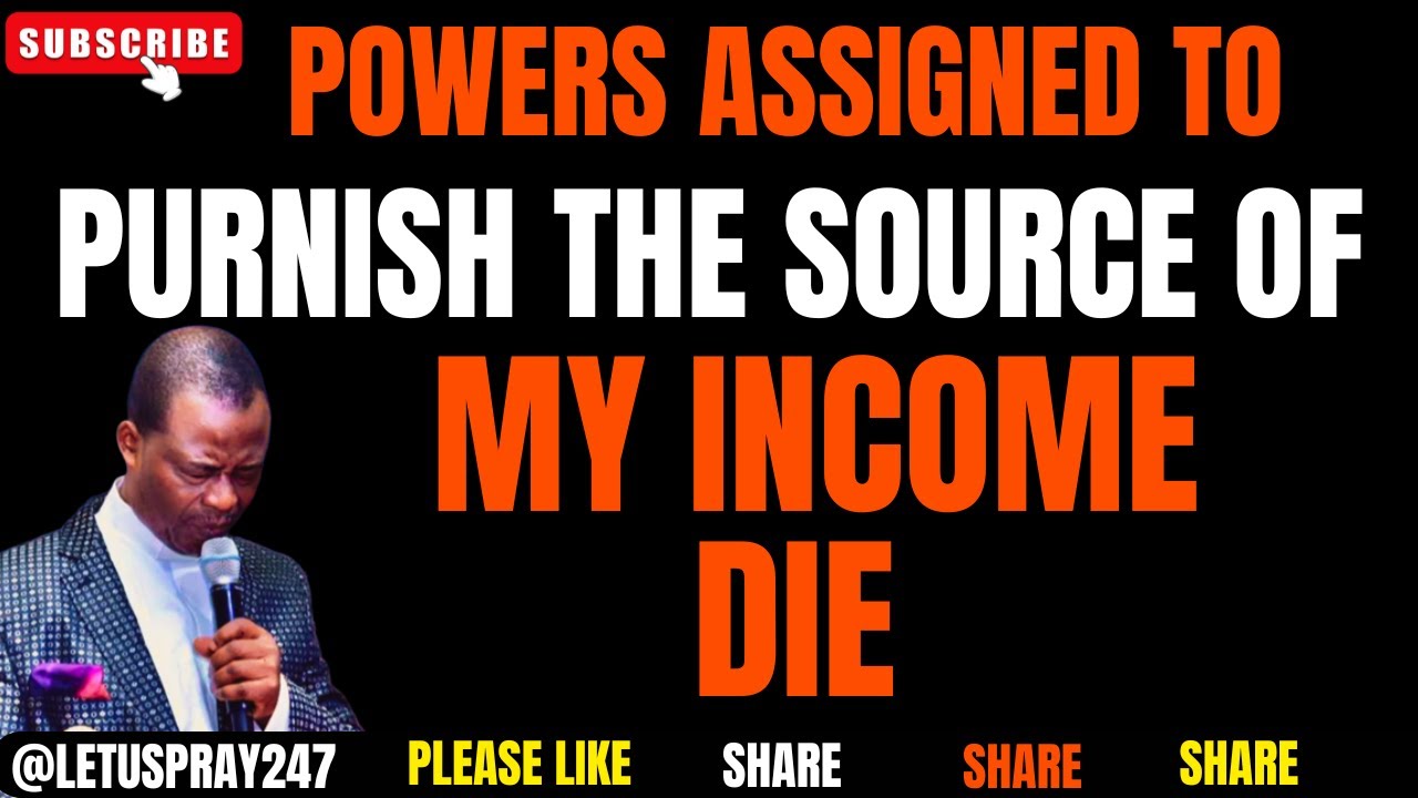 POWERS ASSIGNED TO PURNISH THE SOURCE OF MY INCOME DIE #olukoyamidnightprayers #mfmprayers2025 #dko