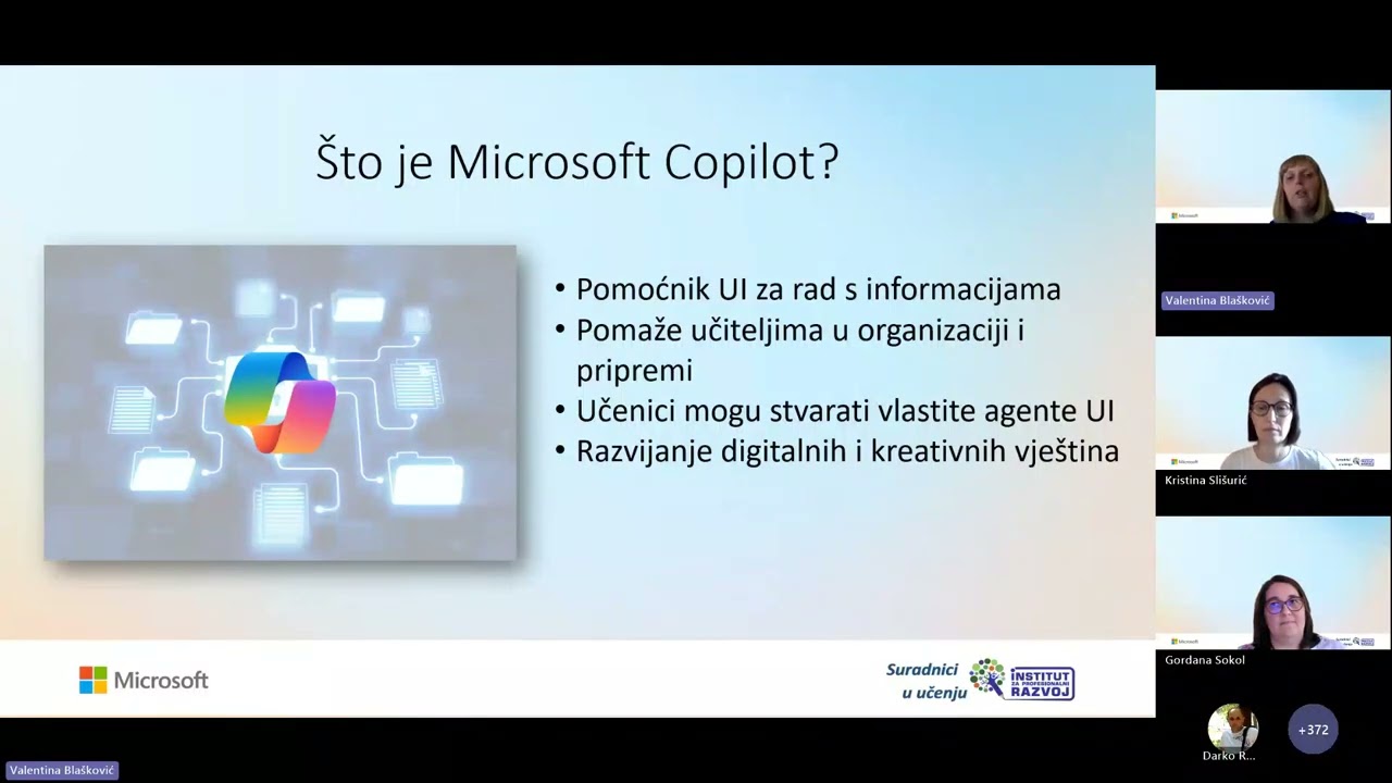 Webinar - Predstavljanje Priručnika kurikuluma Umjetna inteligencija (UI) kroz Microsoft okruženje