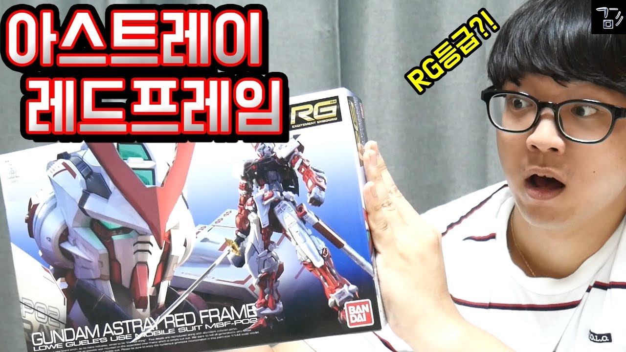 [겜도리] 드디어 RG다! 건담 프라모델! 아스트레이 레드프레임! 겜도리의 건프라 RG조립(멋짐절정)