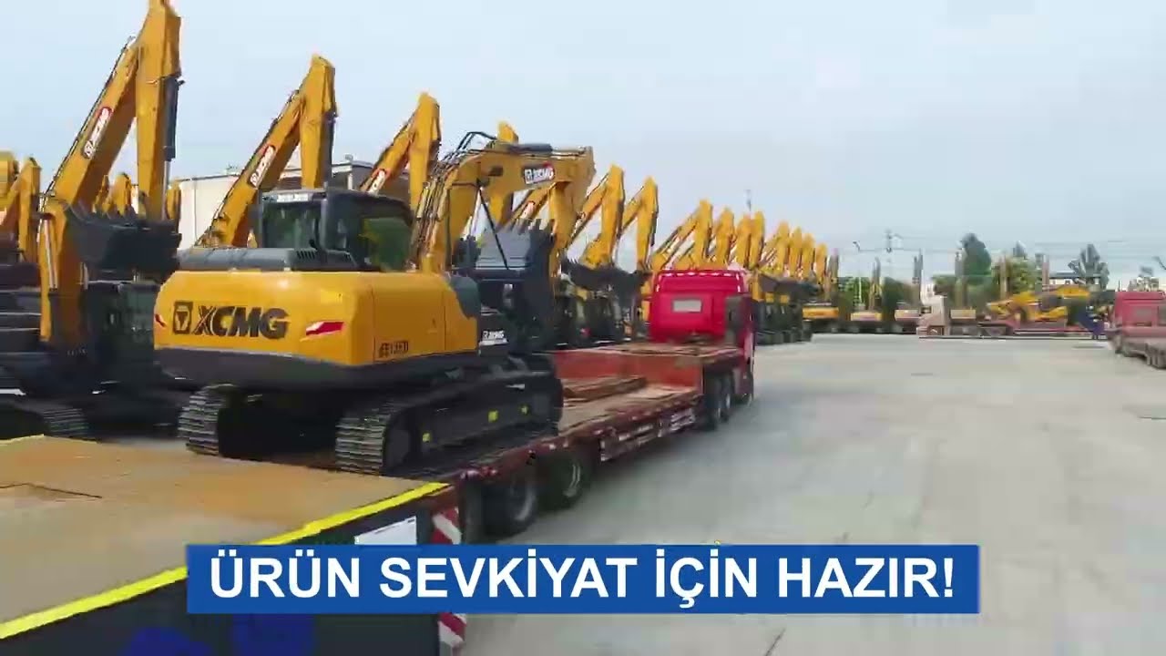 XCMG Ekskavatör Üretim Fabrikası