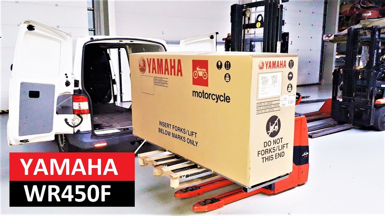 2021 YAMAHA WR450F UNBOXING brand new bike