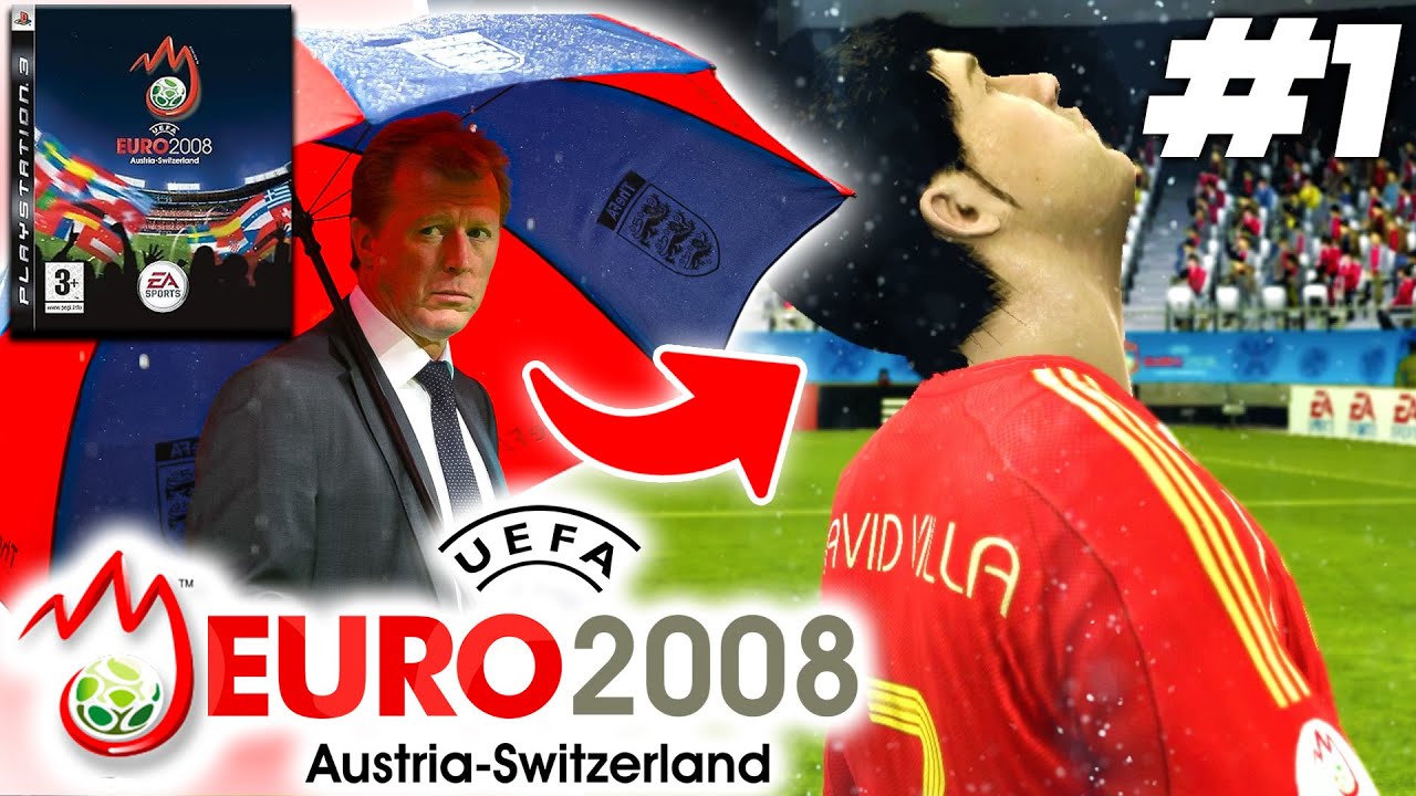 UEFA Euro 2008 PS3 England Playthrough #1 | WALLY WITH THE BROLLY