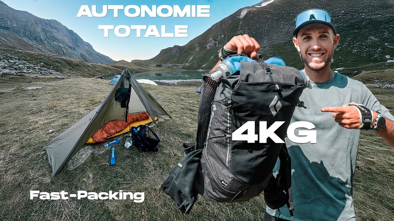 Mon sac de trek ultra-léger | 4kg en AUTONOMIE TOTALE (GR20, TMB, GR54...)