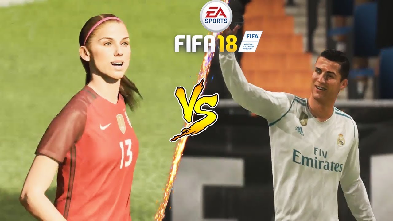 FIFA 18 - Alex Morgan Vs Cristiano Ronaldo 