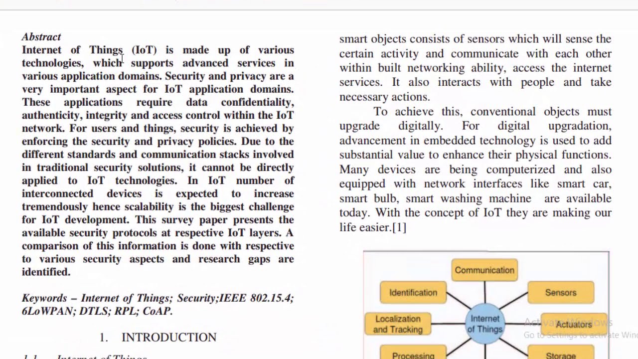 Security protocols in IOT Internet of Things ! IOT Research Paper Review