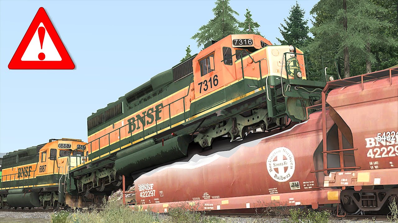BNSF Train Crash and Amtrak Passenger Train