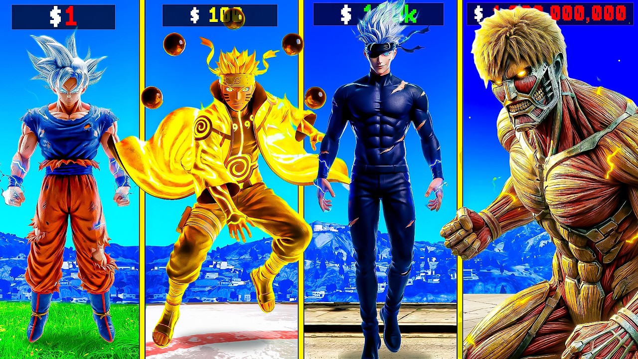 $1 ALL ANIME to $1,000,000,000 in GTA 5