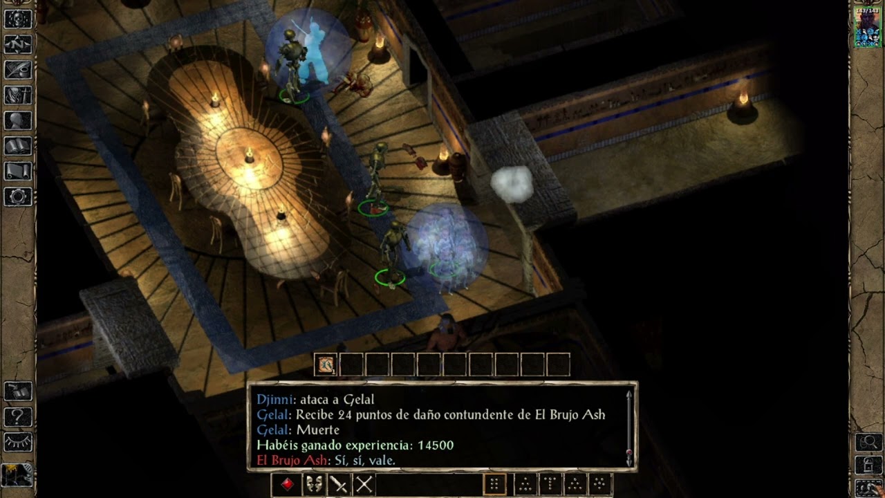Baldurs Gate II Solo Demencial Parte 15 Caravasar y batalla contra gremio de vampiros