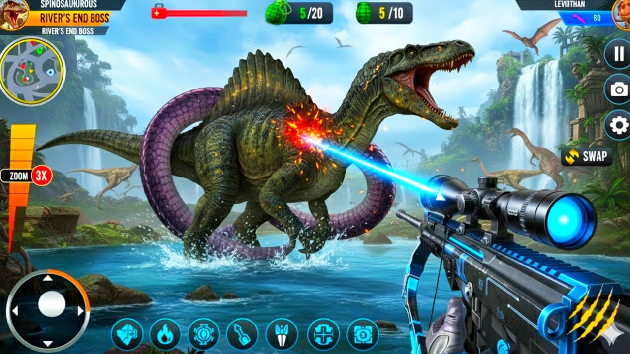 Wild Animal Hunter 3D: Epic Dinosaur Hunting Adventure 🦖🥸|New 2026 Update Gameplay #50
