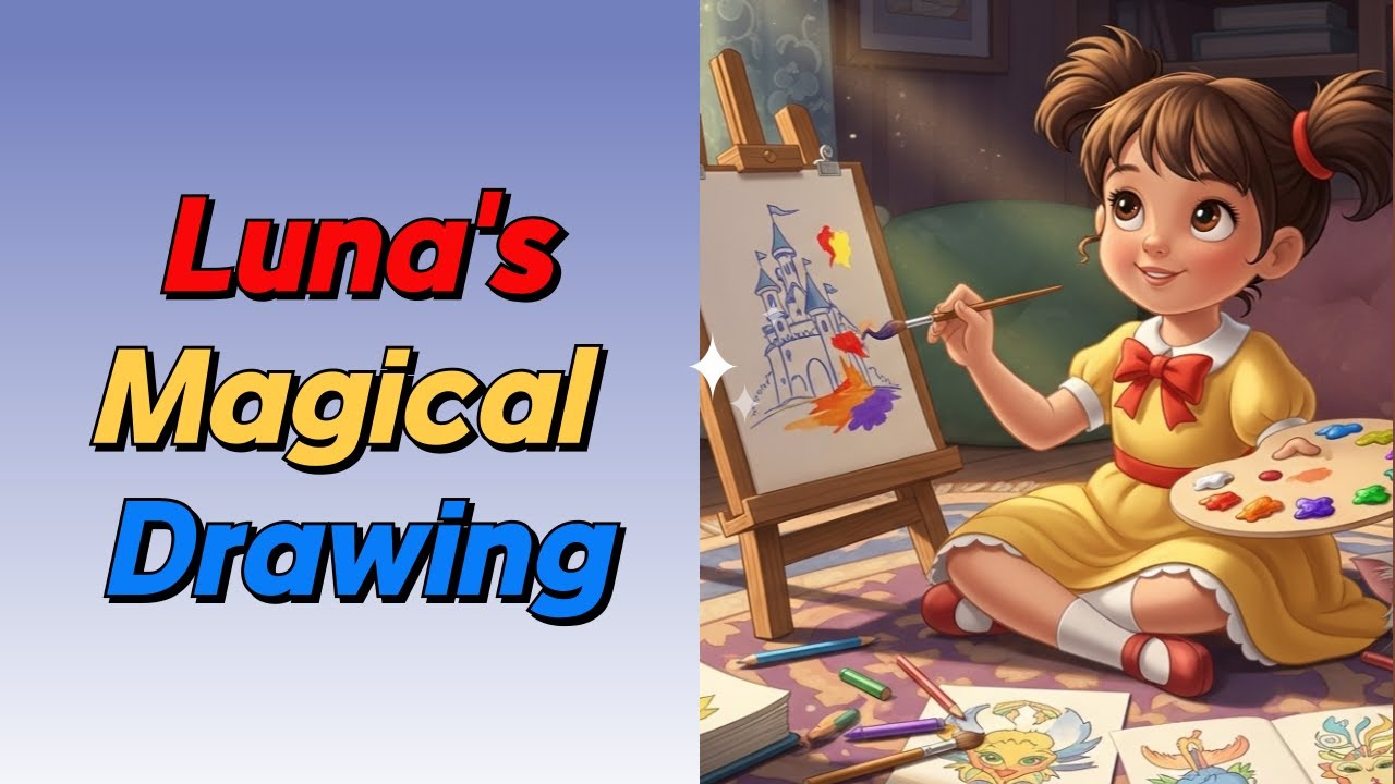 Luna&rsquo;s Magical Drawing, #familylove, #childrenstory, #emotionalhealing, #arttherapy, #siblingbond