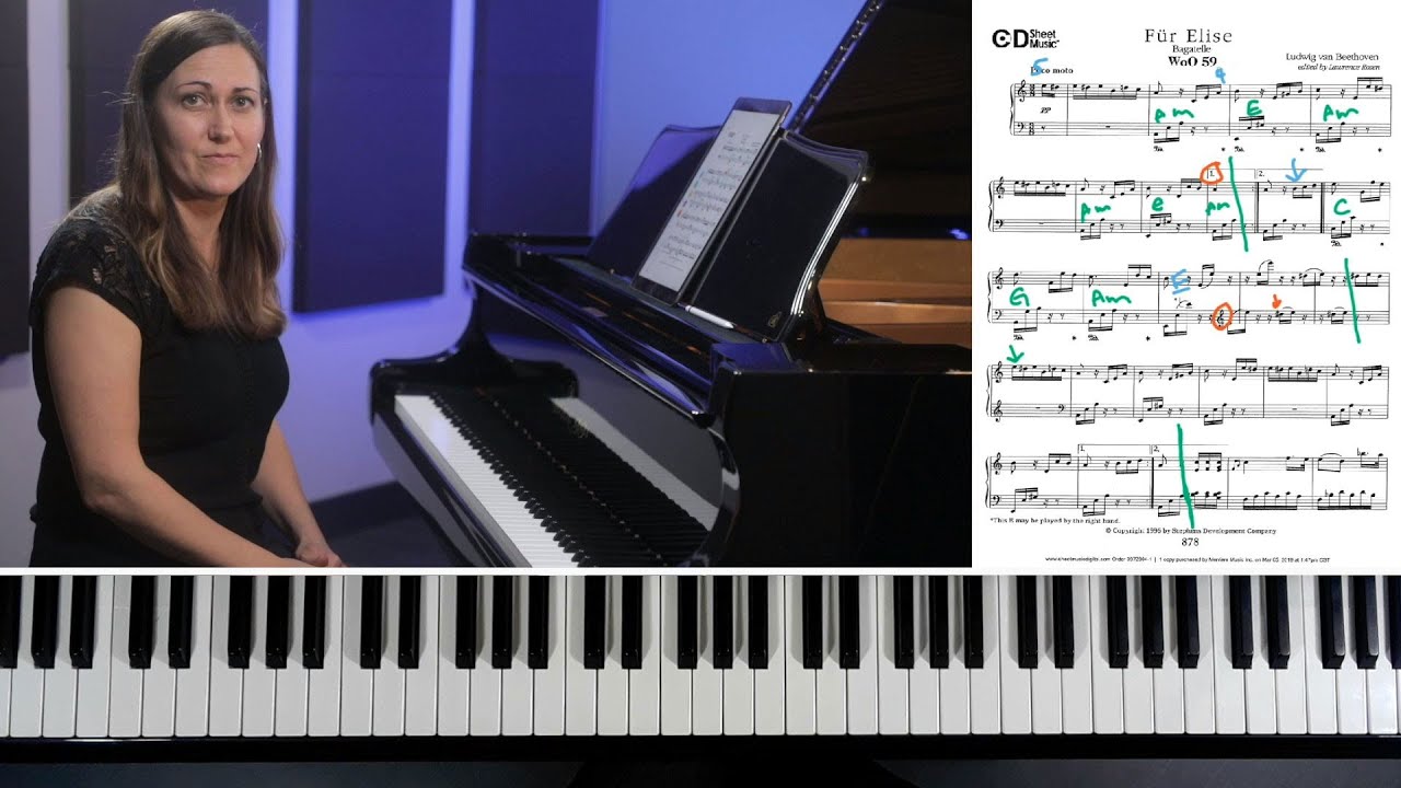 🎹How to Play Für Elise on Piano - Beethoven - Piano Tutorial🎹