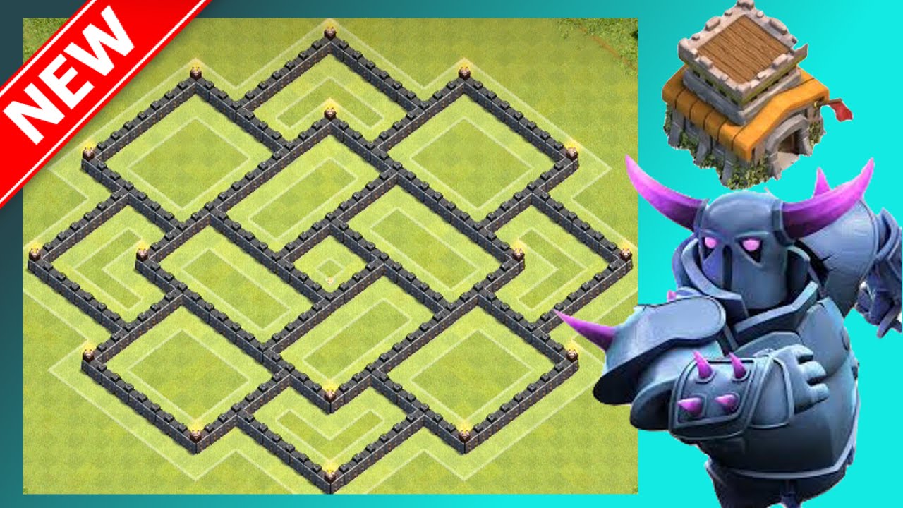 EPIC Th8 Base! (War, Trophy & Hybrid) | The Silver Flame | Clash Of Clans (CoC)
