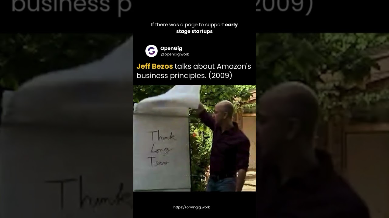 Jeff Bezos' Business principles' at Amazon