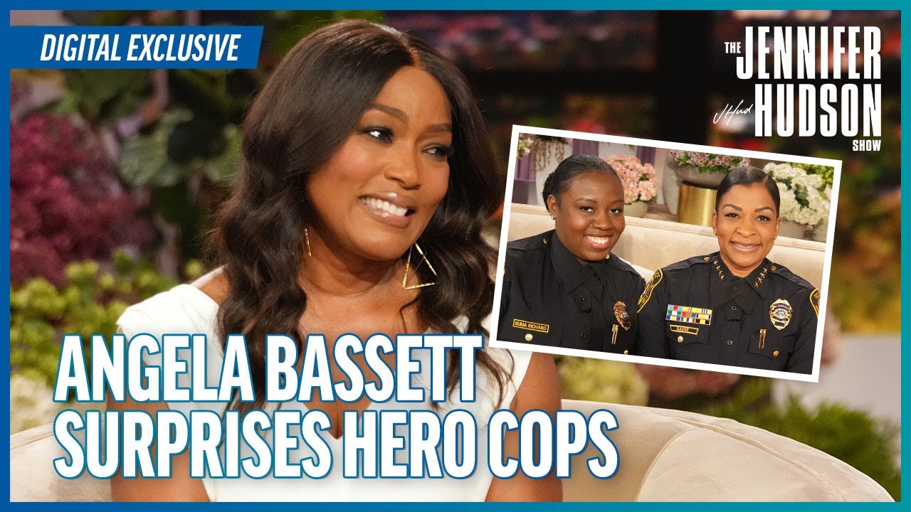 Angela Bassett Surprises Police Officer Superfans at ‘The Jennifer Hudson Show’ (Digital Exclusive)