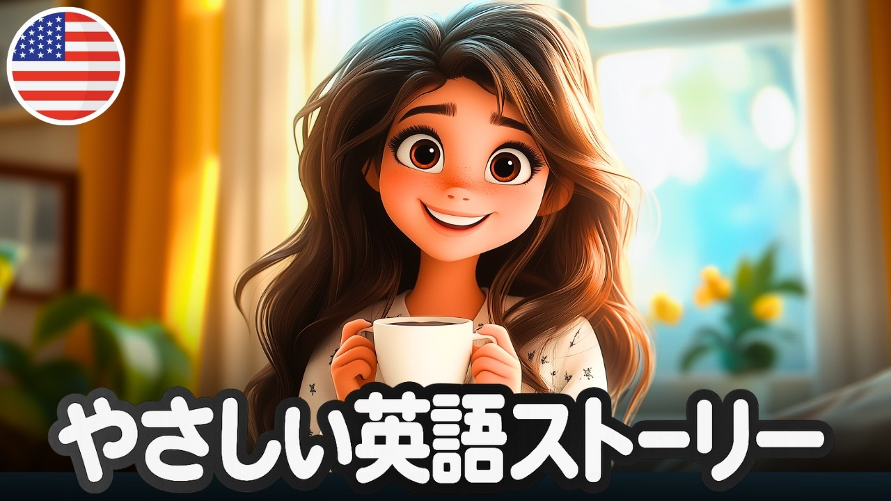 この簡単な英語ストーリー『私の朝のルーティン』で英語の耳を作ろう！(English Listening & Speaking Practice)