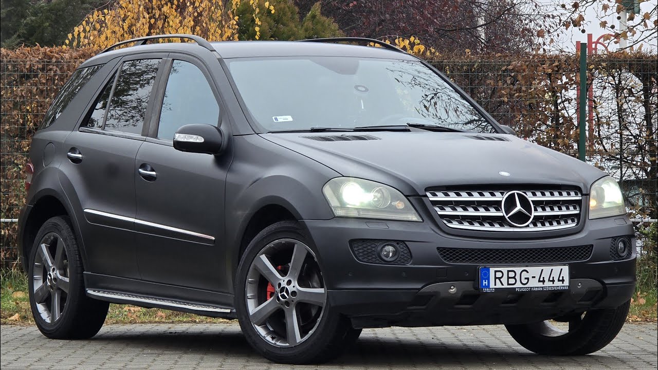 2008 Mercedes-Benz ML 320 CDI 4Matic 3.0 V6 224 HP 7G-Tronic Obsidian Black