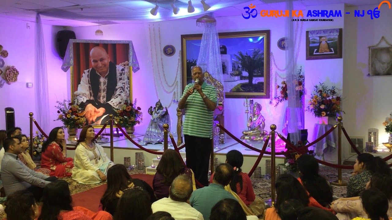 Satsang By General Kapur Uncle - Guruji Ka Ashram - New Jersey - USA - Somerset Temple