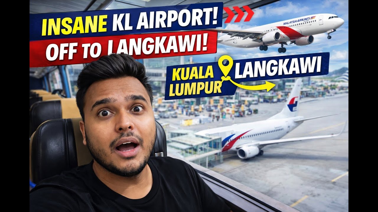 Bus to Airport & Crazy KLIA Experience ✈️ | Malaysia Day 2