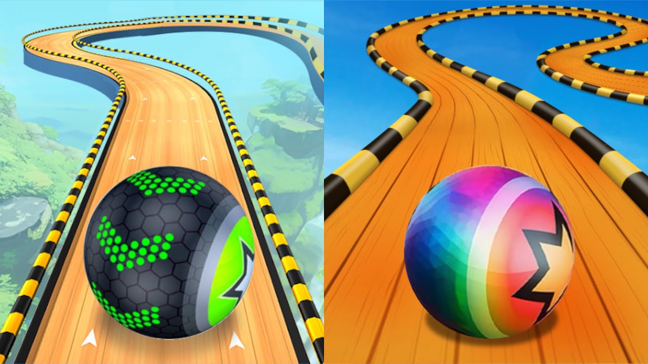 Going Balls Super Speedrun Vs Sky Rolling Ball 3D, Rolance Adventure, Tricky Puzzle, Ball Run 2048