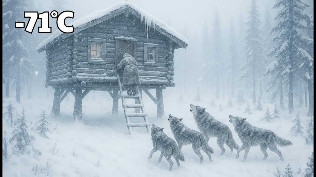 An 80-Year-Old Woman vs a Wolf Pack at −71°C | Yakutia Taiga Survival