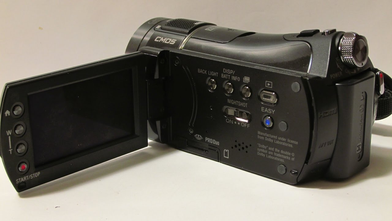 Sony HandyCam HDR-CX7: Unboxing and Test