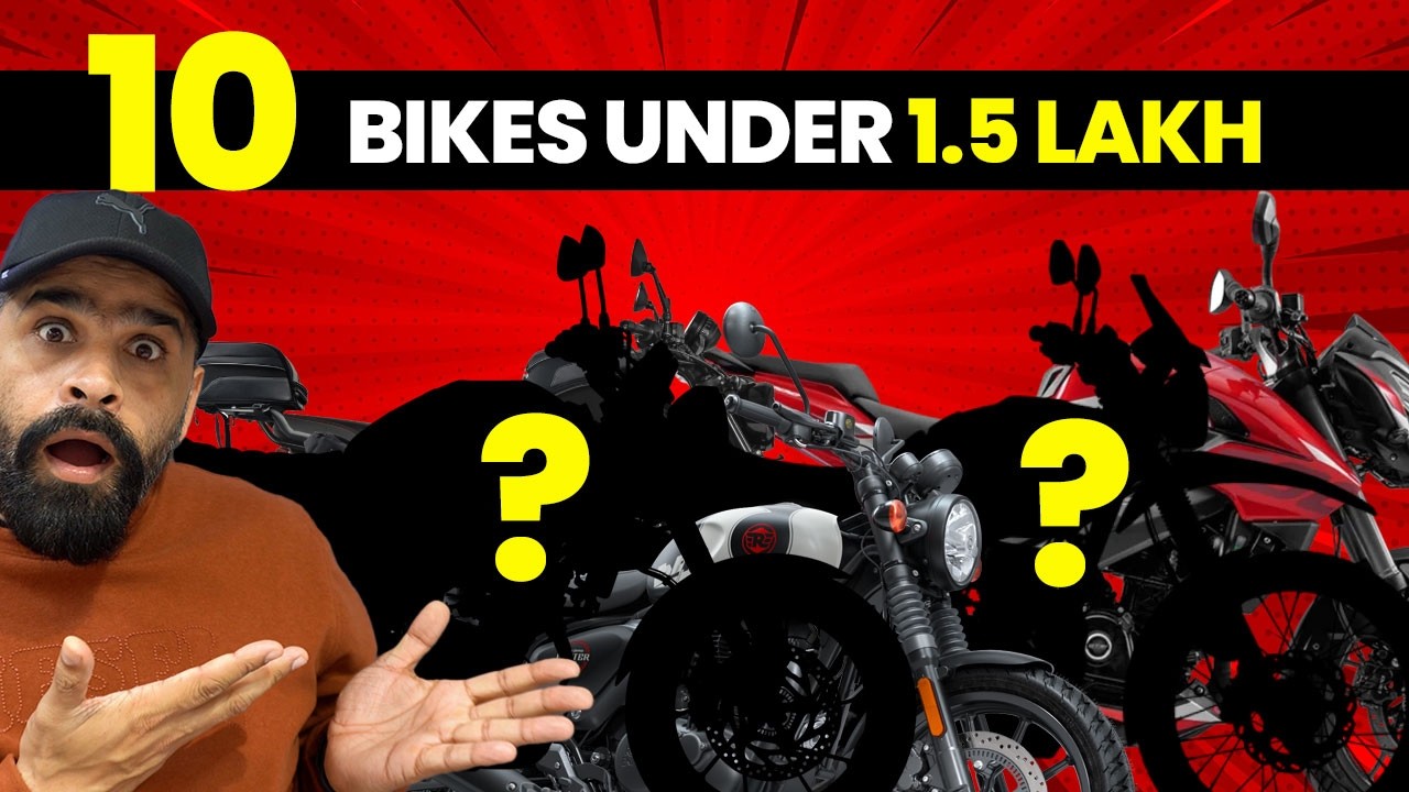 10 Best Bikes Under 1.5 Lakhs in 2026 🔥 Mileage, Power & Value!