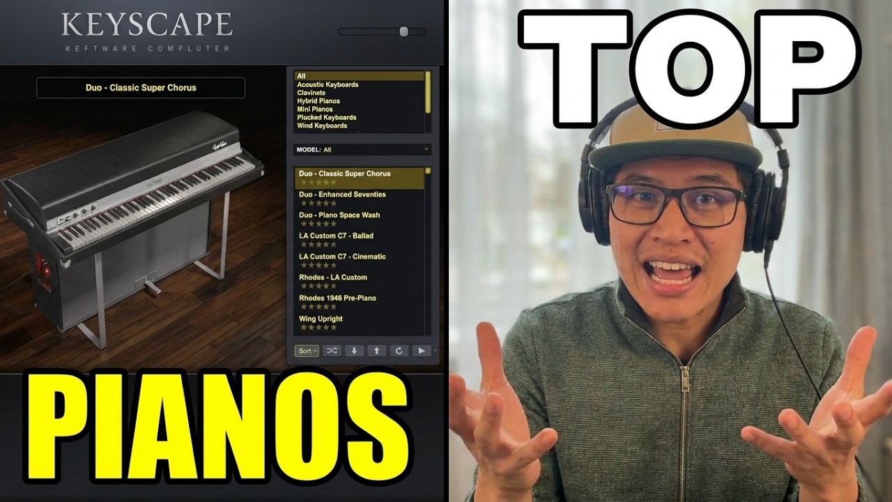 🤯 Los MEJORES PIANOS de KEYSCAPE 🎹🔥 #spectrasonics #keyscape