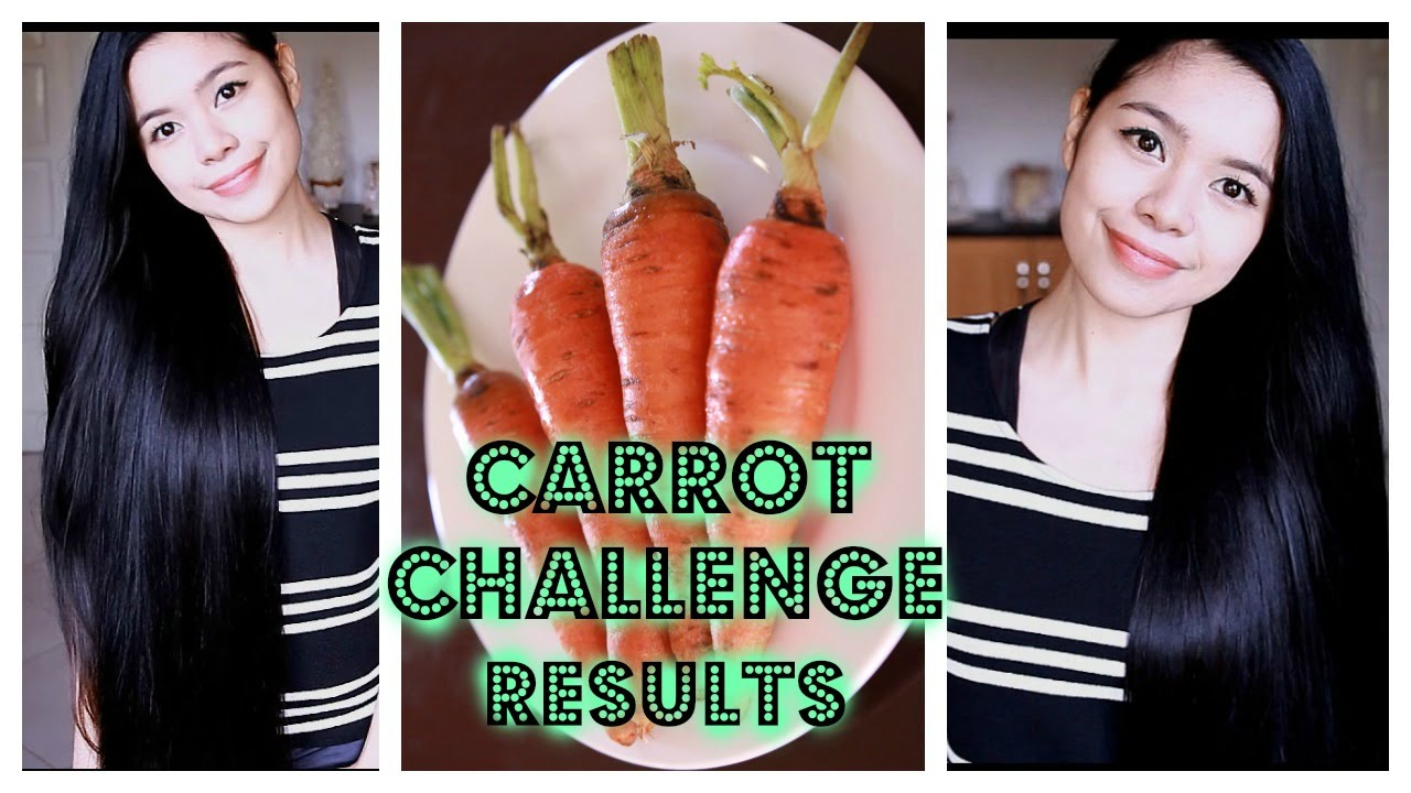 RESULTS of  The Carrot Challenge for Fast Hair Growth, Less Hair fall and Better Skin-Beautyklove