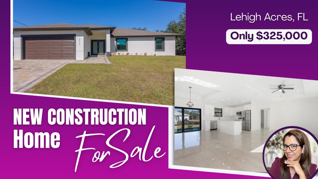 Brand New Home for Sale in Lehigh Acres FL | No HOA | No Flood Zone