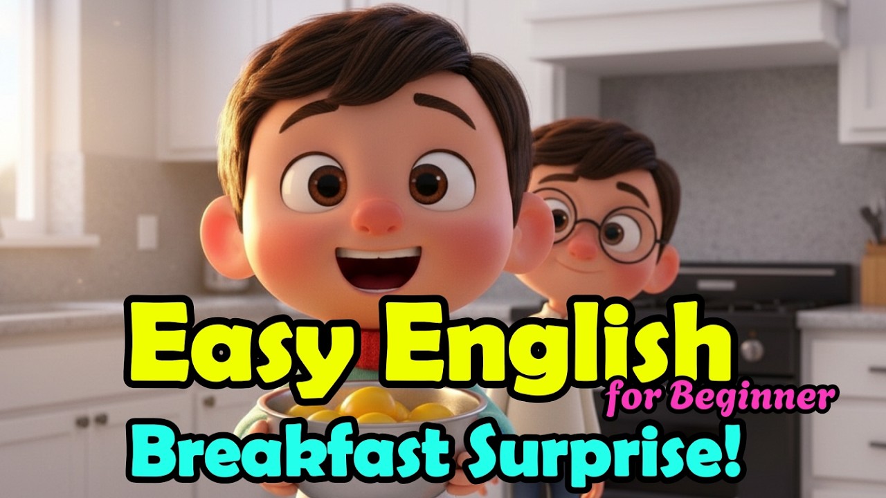 Cooking Eggs for the First Time - Easy English Story for Beginners | #easyenglish