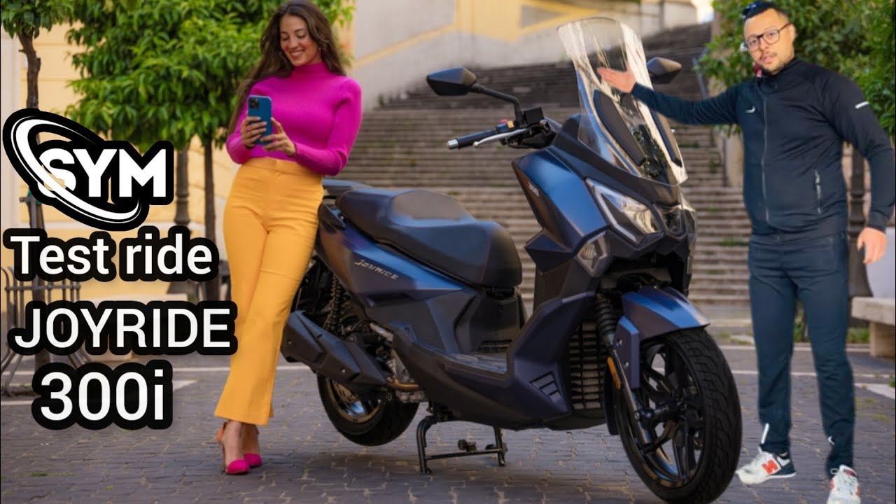 test ride : scooter SYM JOYRIDE 300I 💯 منافسة HONDA SH🤔