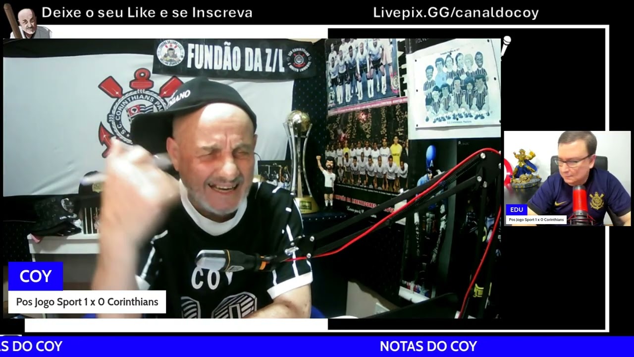 POS JOGO SPORT 1 X 0 CORINTHIANS, A VOLTA DO ESCAMBAU DO COY! #corinthians #posjogo #brasileirao