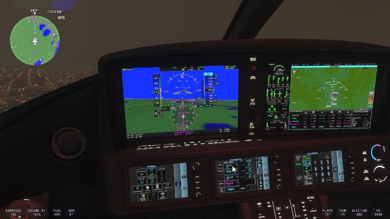 DESESPERO Pouso Teresina com muita chuva microsoft flight simulator