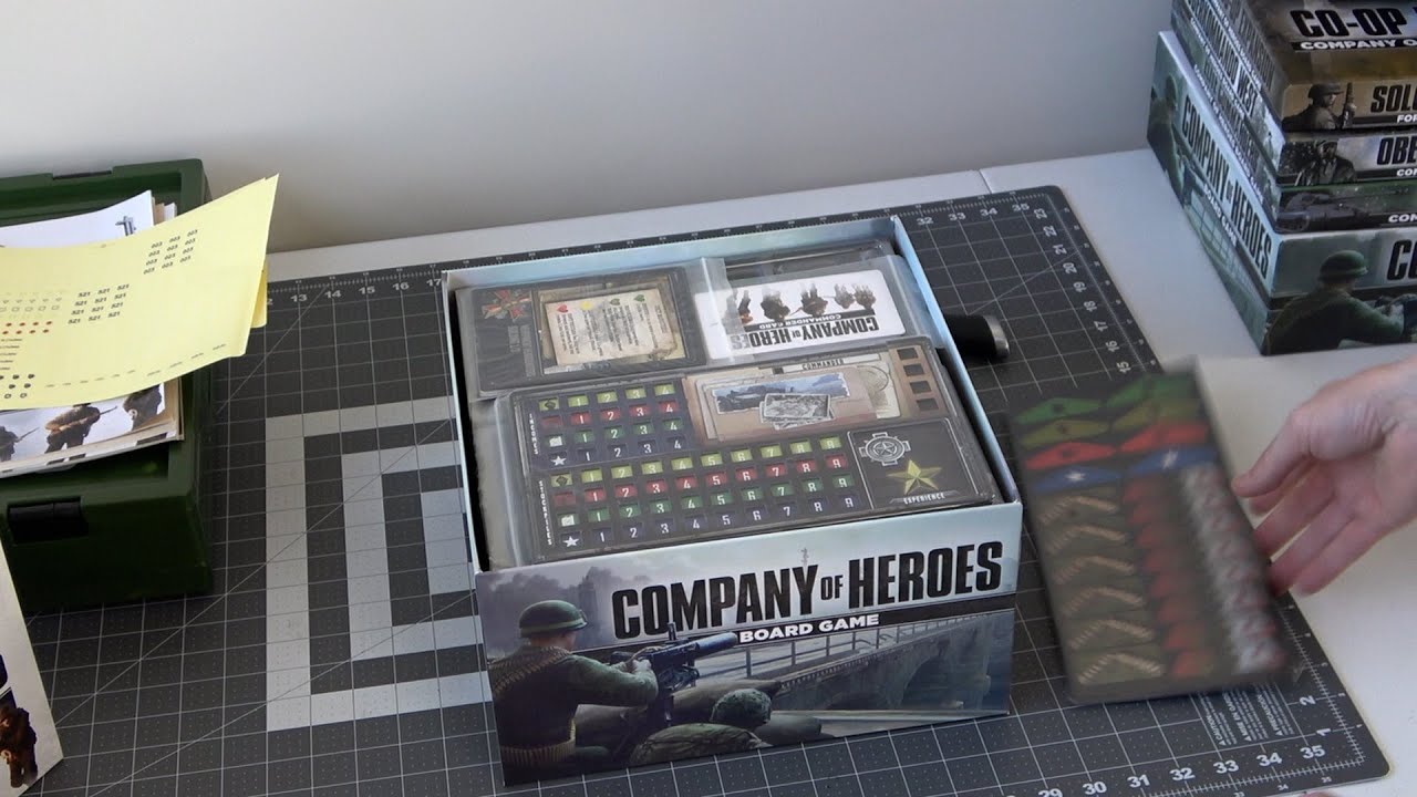 Unboxing Company of Heroes Board Game part 1