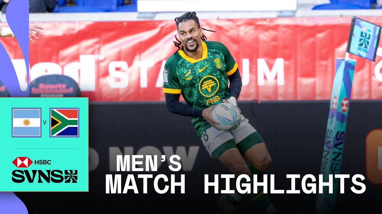 TENSE semi-final 😬 | Argentina v South Africa | HSBC SVNS New York 2026 | Men's Highlights