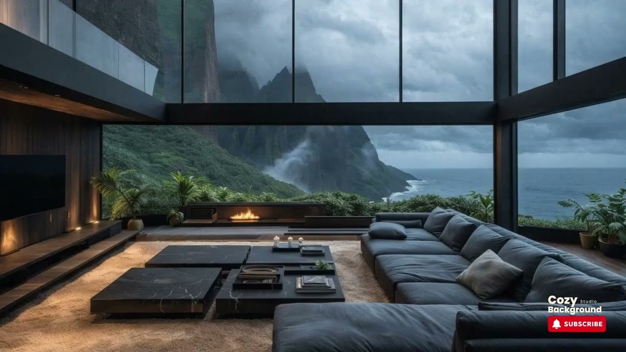 90s R&B Chill Ambience | Luxury Apartment, Cozy Night & Relaxing Music