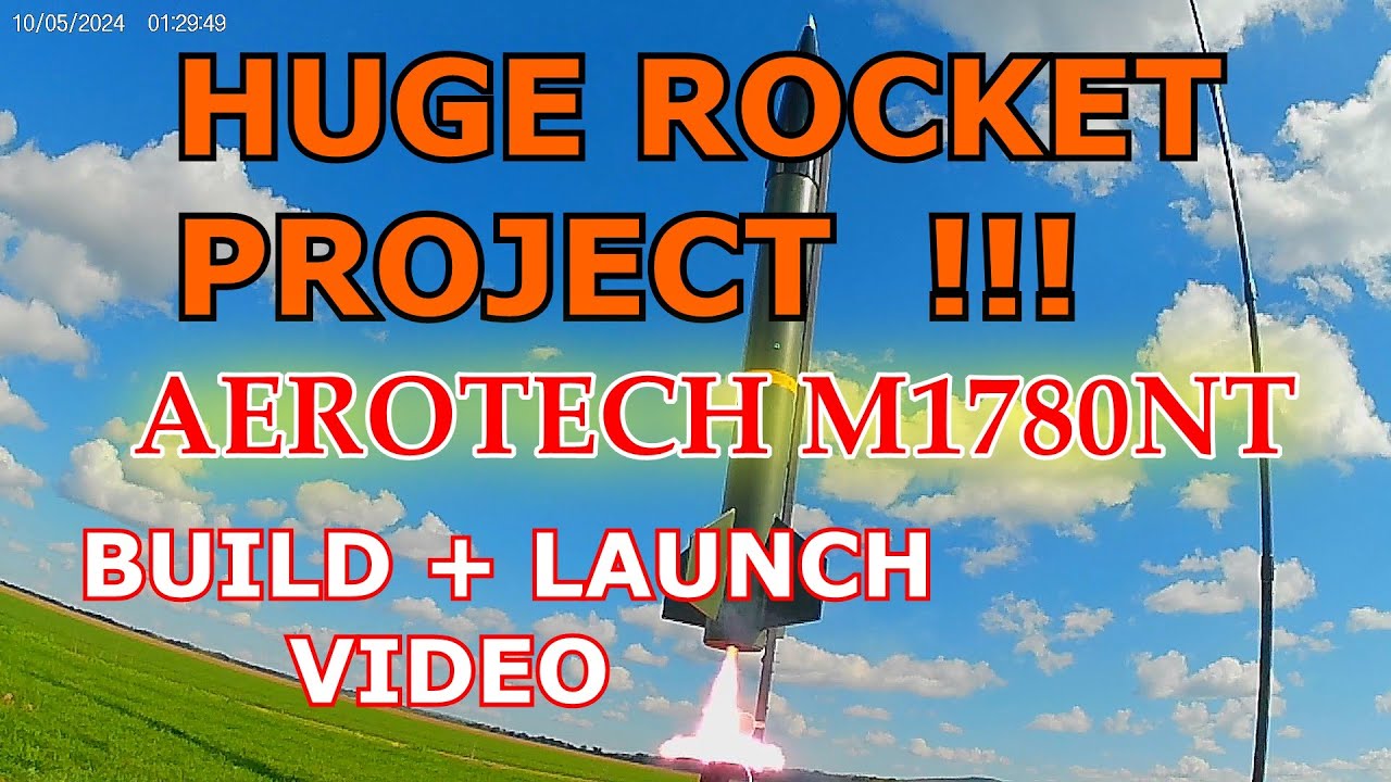 The HUGE Big Mo Fo Rocket Project !! Aerotech M1780NT