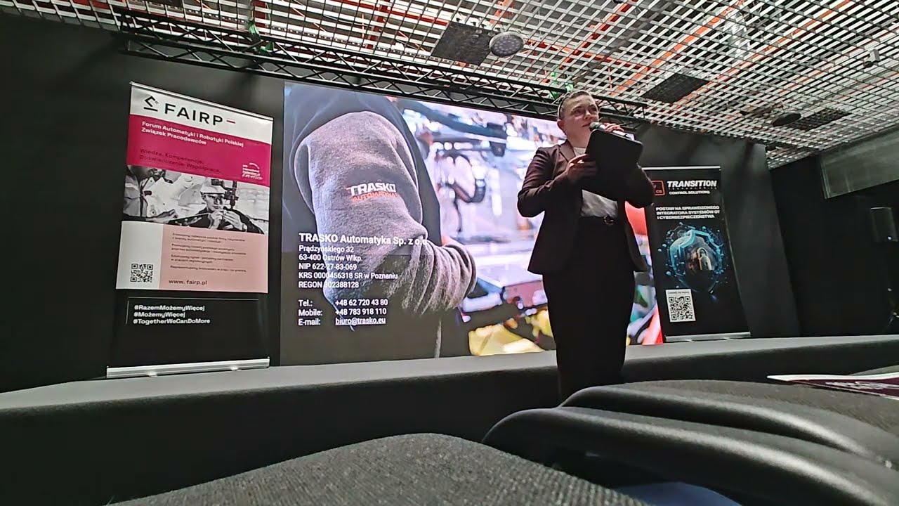 Konferencja na Warsaw Industry Automatica 2025 - prezentacja: czy robotom potrzebny jest wzrok?