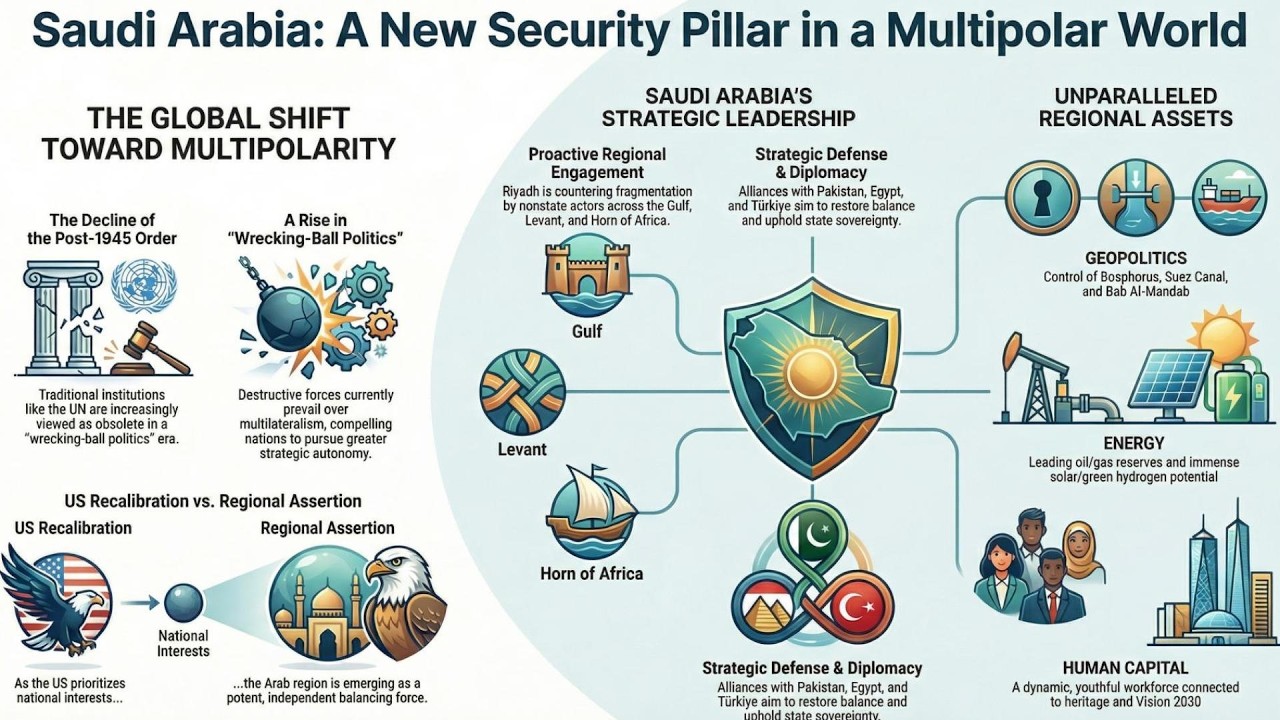 Saudi Arabia and the Balance of Power: Vision 2030 in a Fractured Global Order  (Audio Overview)