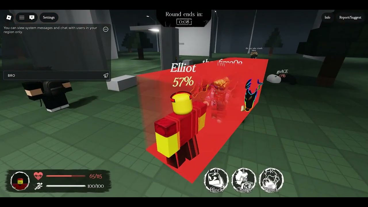 Playing forsaken guest fighting
