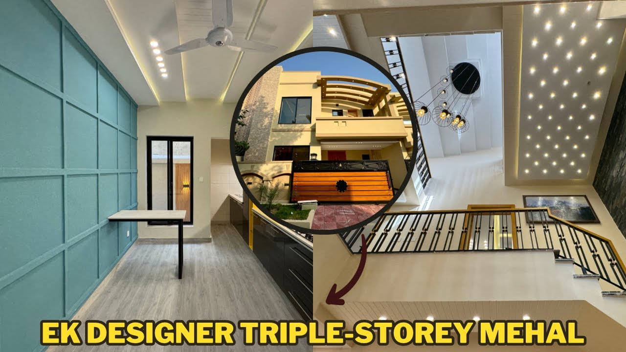7 Marla TRIPLE-STOREY MINI MEHAL House For Sale in Bahria Islamabad