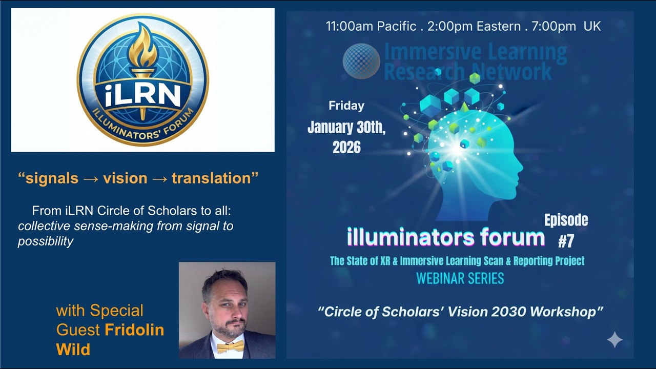 Illuminators Forum – Episode 7 | Dr. Fridolin Wild