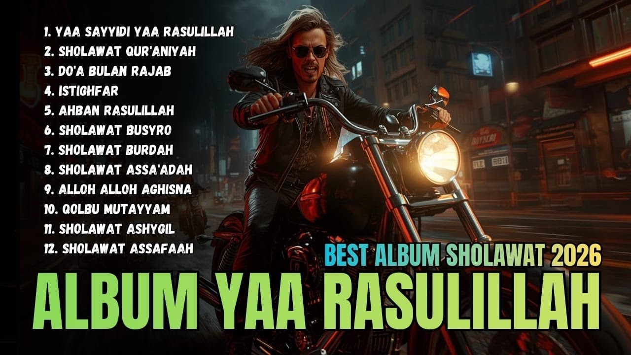 VIRAL 🔥 ROCKER BERSHOLAWAT | ALBUM  SHOLAWAT NABI VERSI ROCK HEAVY METAL TERBARU DAHSYAT
